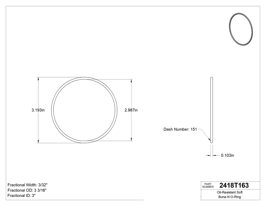 Technical drawing - 2418T163